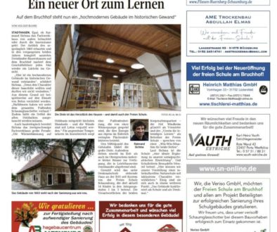 Die Sanierung ist abgeschlossen